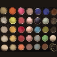 couleur palette poudre 3D - Missratdeconails - esthéticienne: Manucure, pédicure, soins, massage, épilation, maquillage, onglerie et nails à Laeken et dans la région de Bruxelles